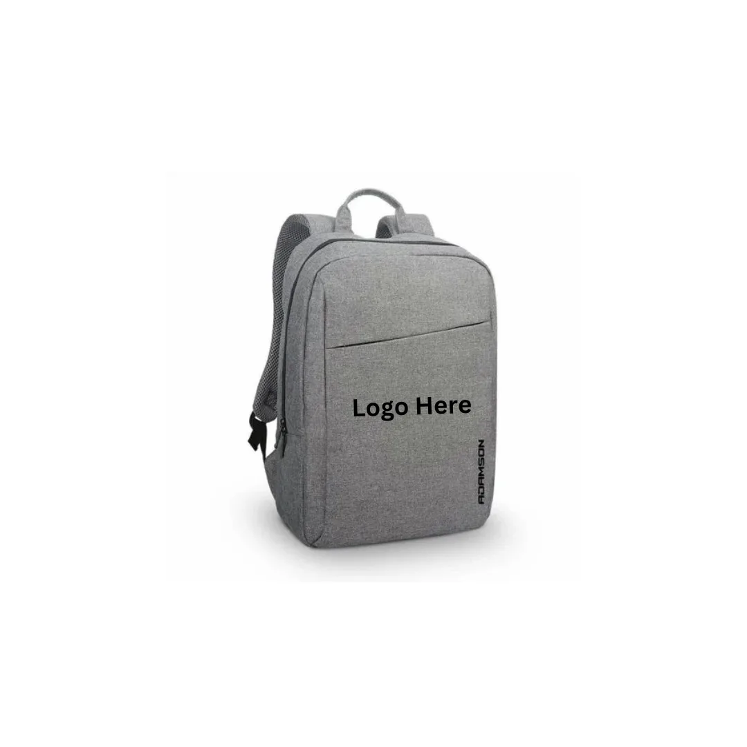 Backpack with custom logo branding