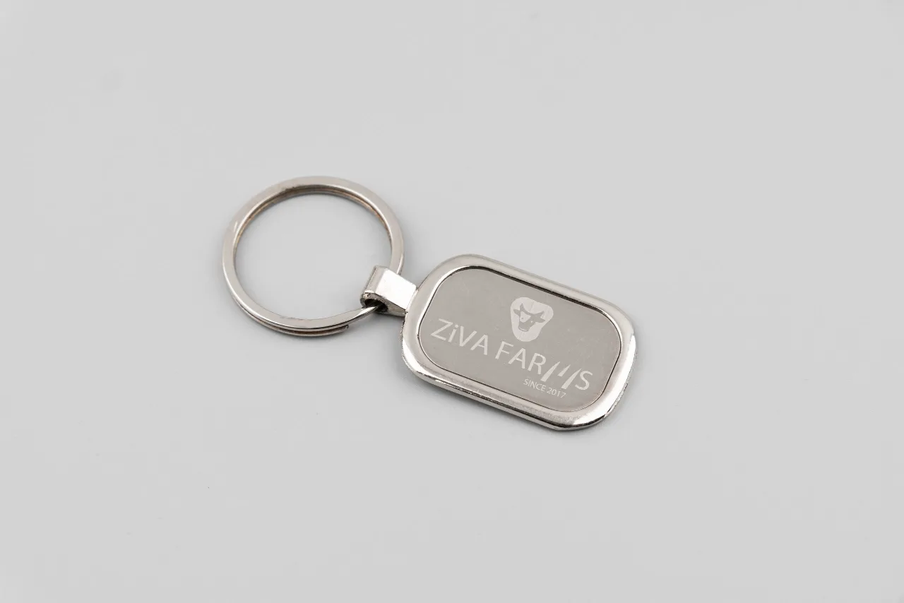 Metal Keychain 010 with custom logo branding