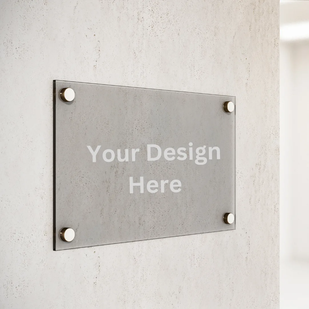 Outdoor Nameplate with custom logo branding