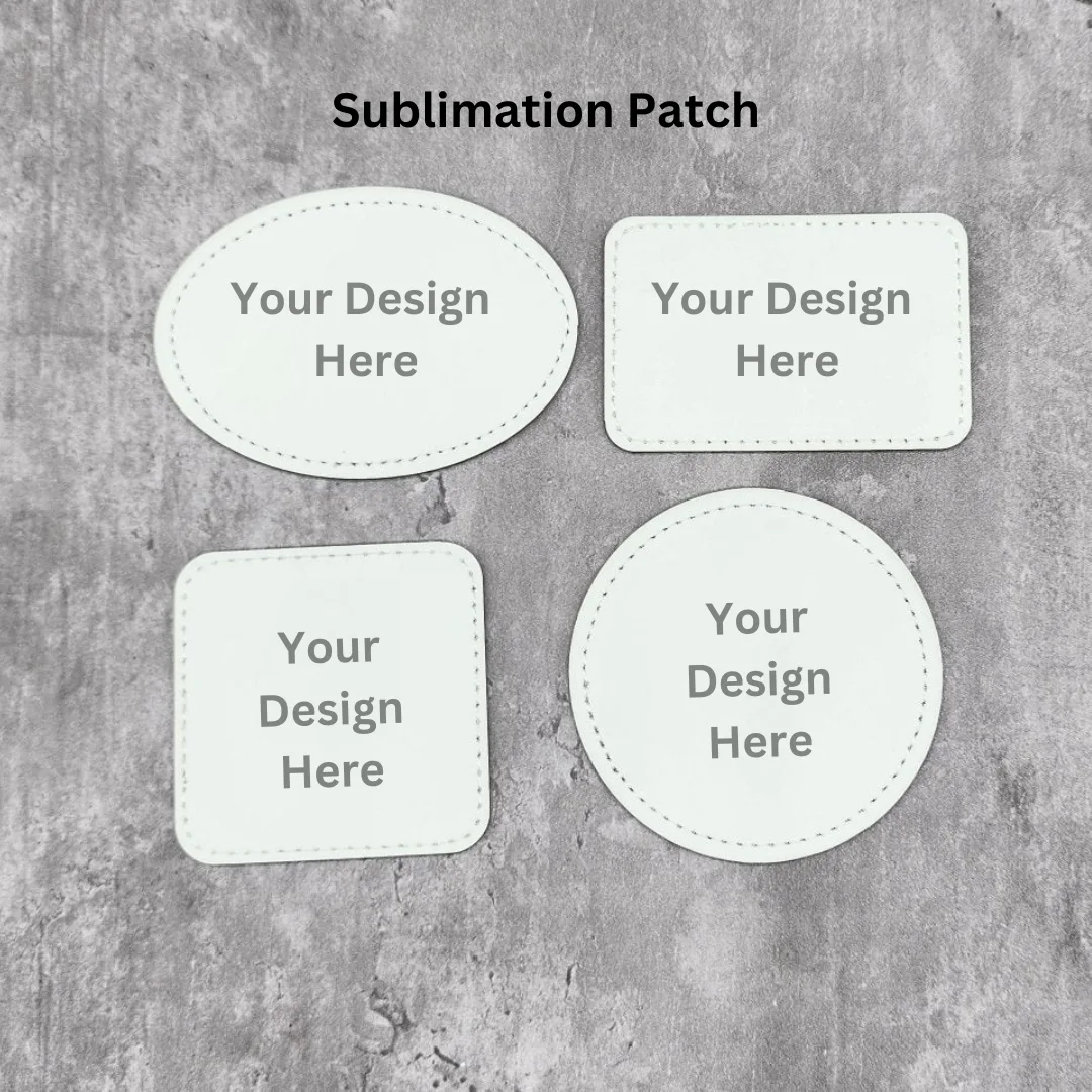 Sublimation Patches with custom logo branding