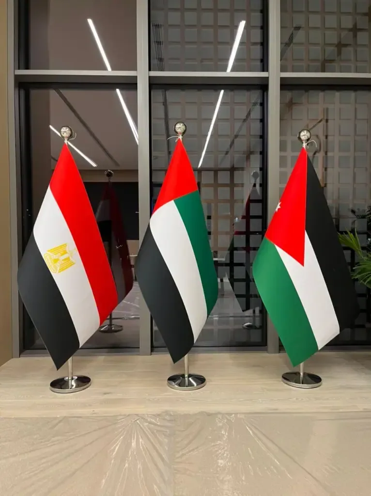 Conference Flags with custom logo branding