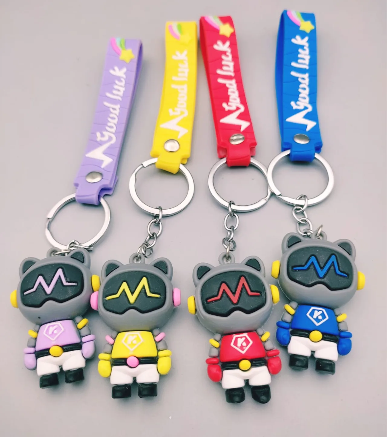 Rubber Keychain with custom logo branding