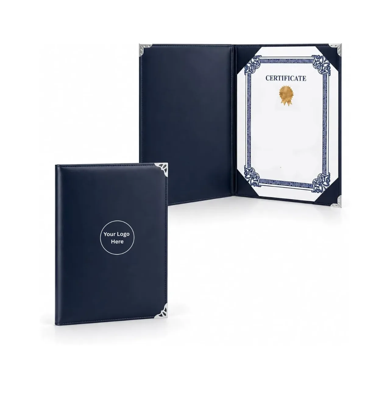 Certificate Holders with custom logo branding