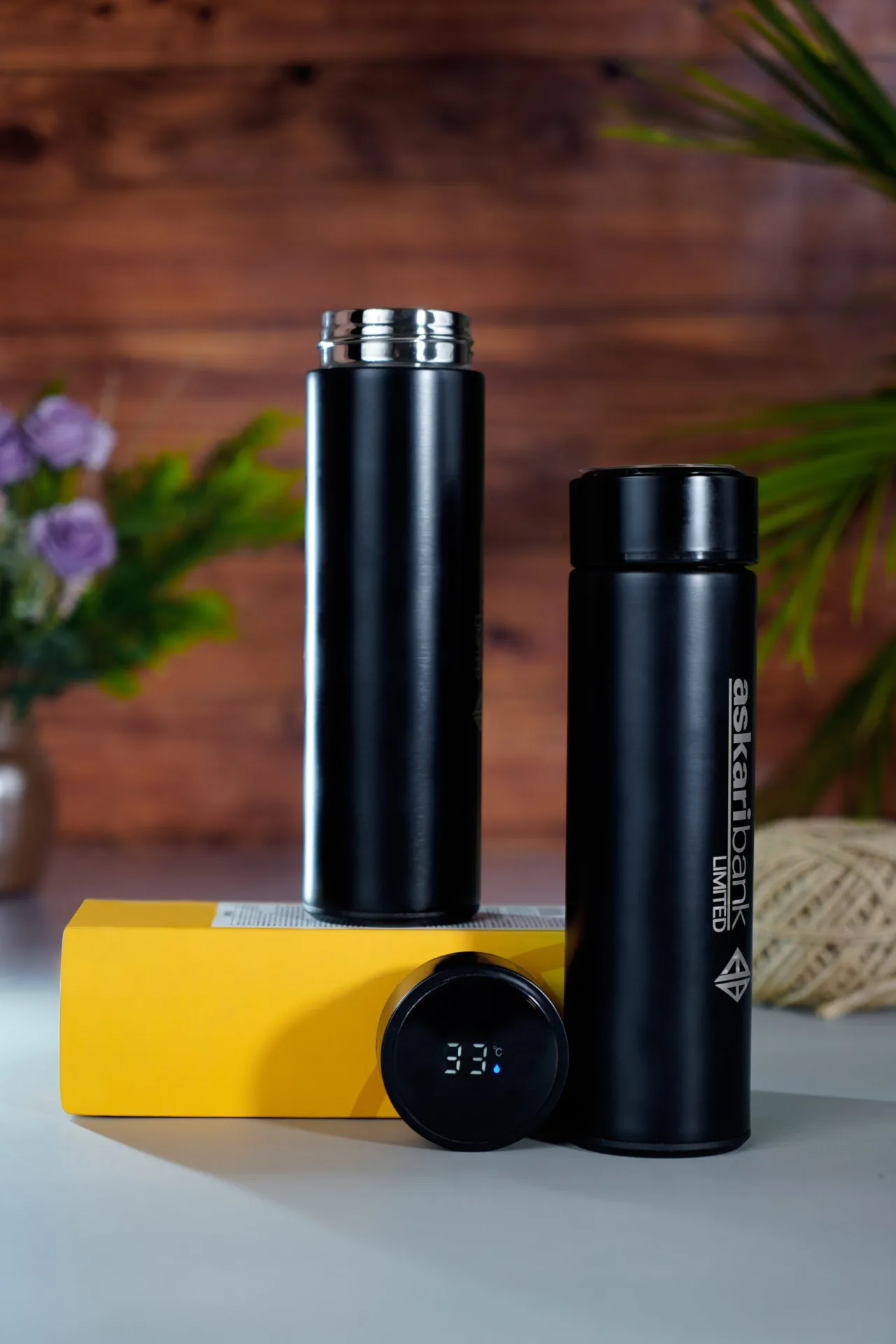 Temperature Bottle with custom logo branding