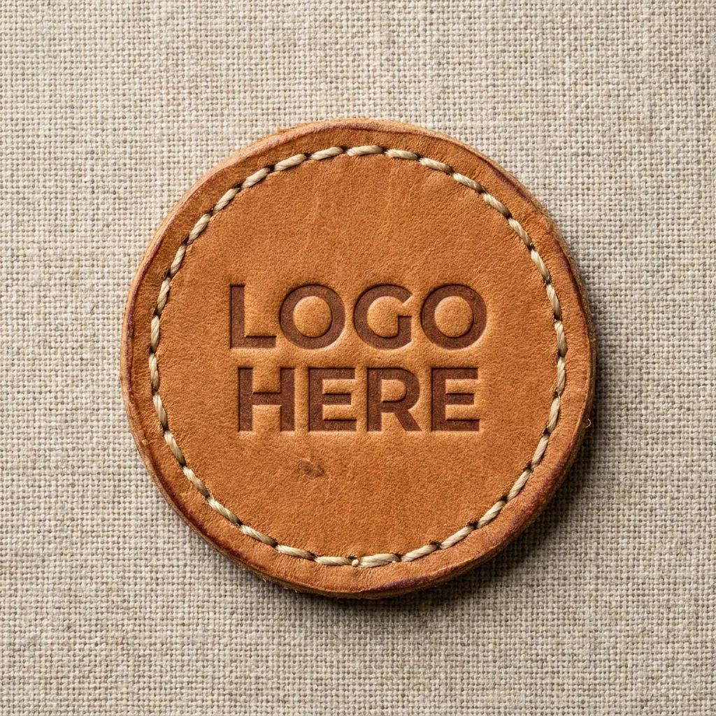 Leather Patches with custom logo branding