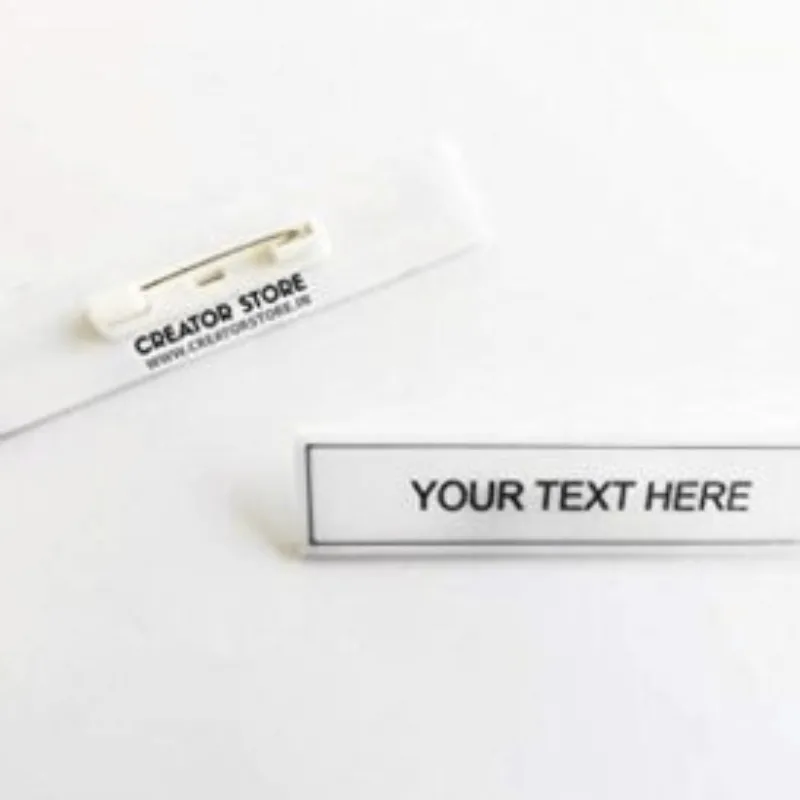 Acrylic Badges with custom logo branding