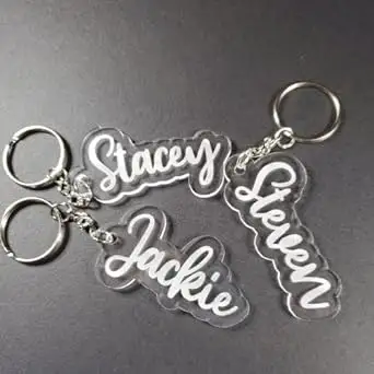 Acrylic Keychain with custom logo branding