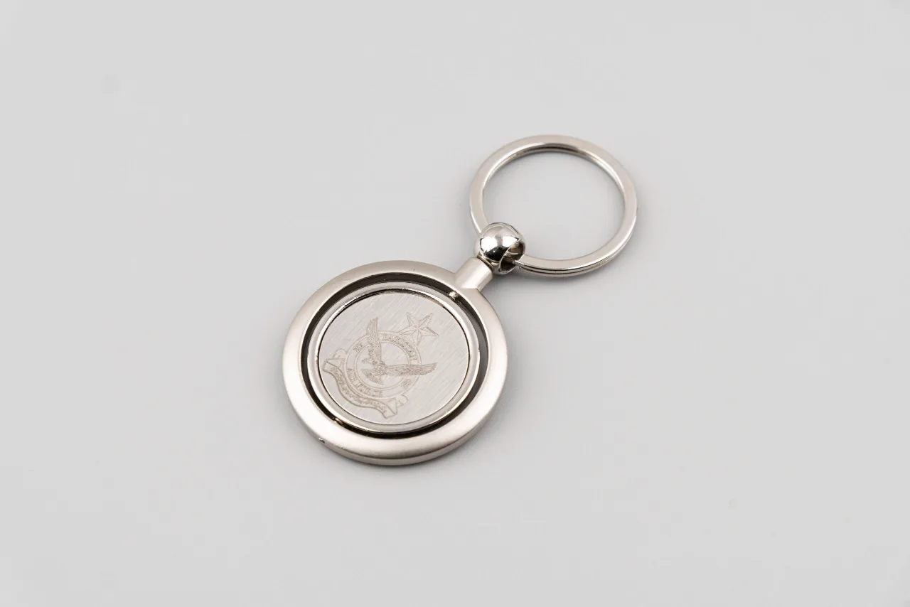 Metal Keychain 011 with custom logo branding